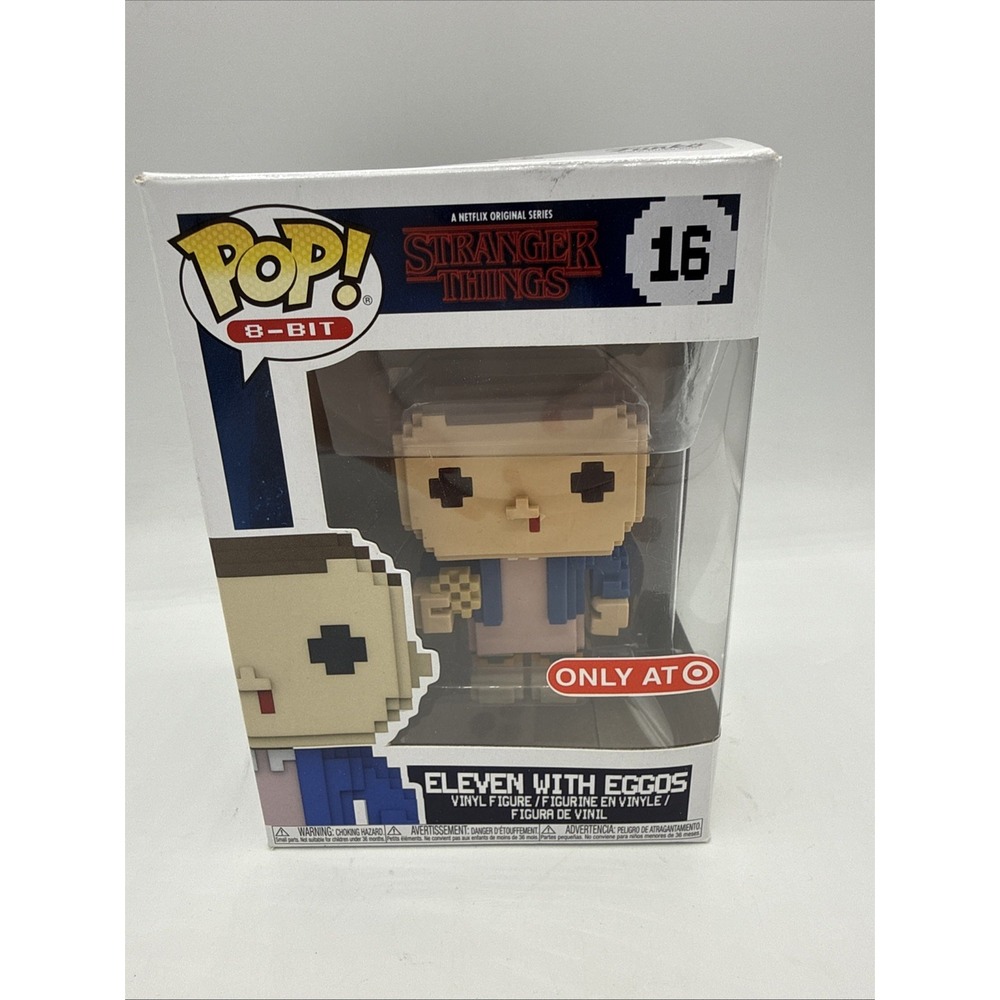 Funko Pop! 8-Bit: Stranger Things - Eleven - (w/ Eggos) (8-Bit) - Target...
